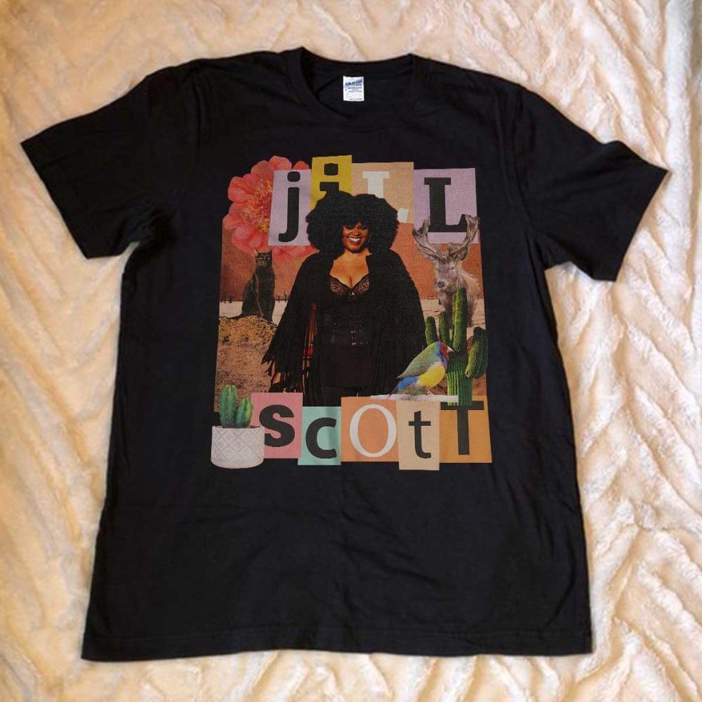 Jill Scott Neo Soul Rnb Singer Music Fan Portrait T-Shirt